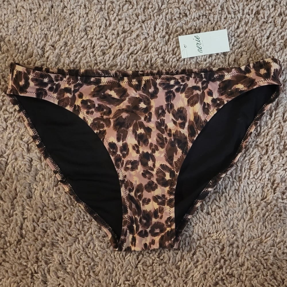 Aerie Cheetah Print Bikini Bottoms